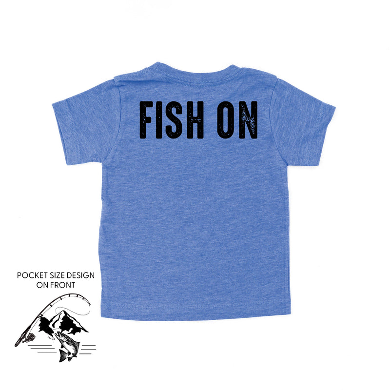 Mountain Fish & Pole - Fish On (pf&b) - Child Tee
