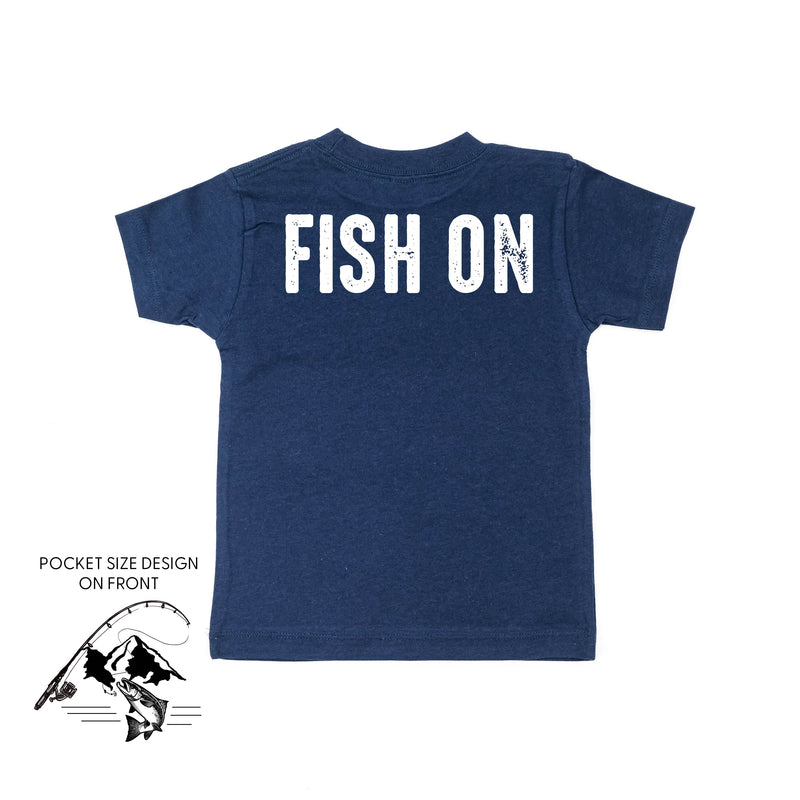 Mountain Fish & Pole - Fish On (pf&b) - Child Tee