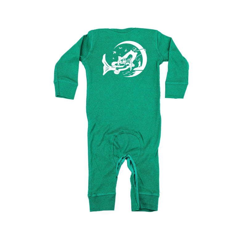 Fishing Compass - Fishing Scene (pf&b) - Baby Sleeper