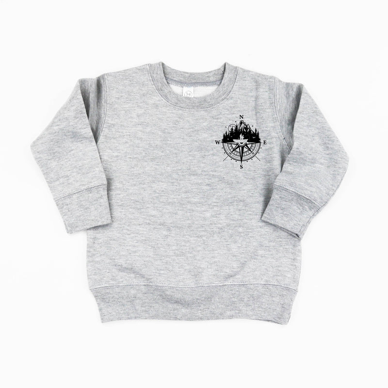Fishing Compass - Fishing Scene (pf&b) - Child Sweater