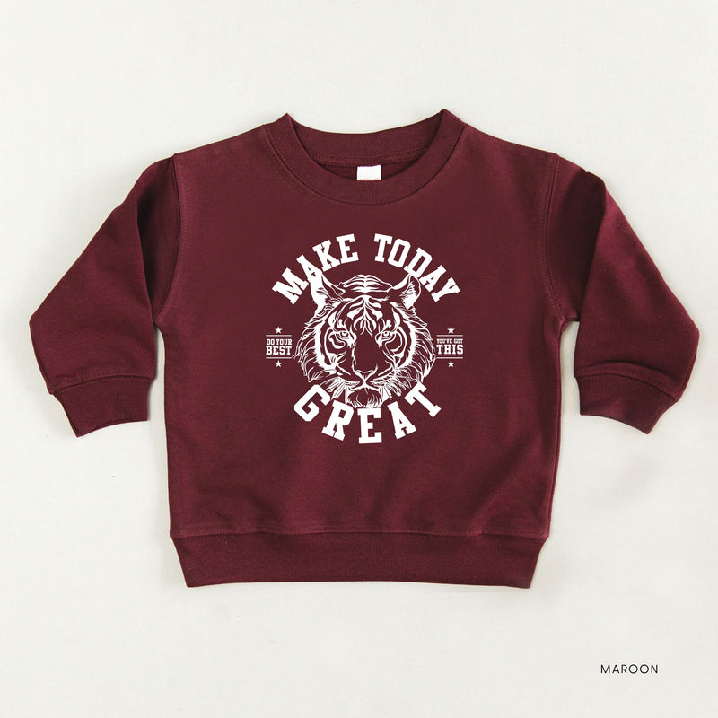 Make Today Great - Tiger - Child Sweater