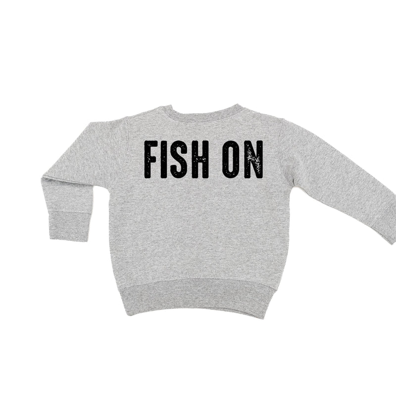 Mountain Fish & Pole - Fish On (pf&b) - Child Sweater