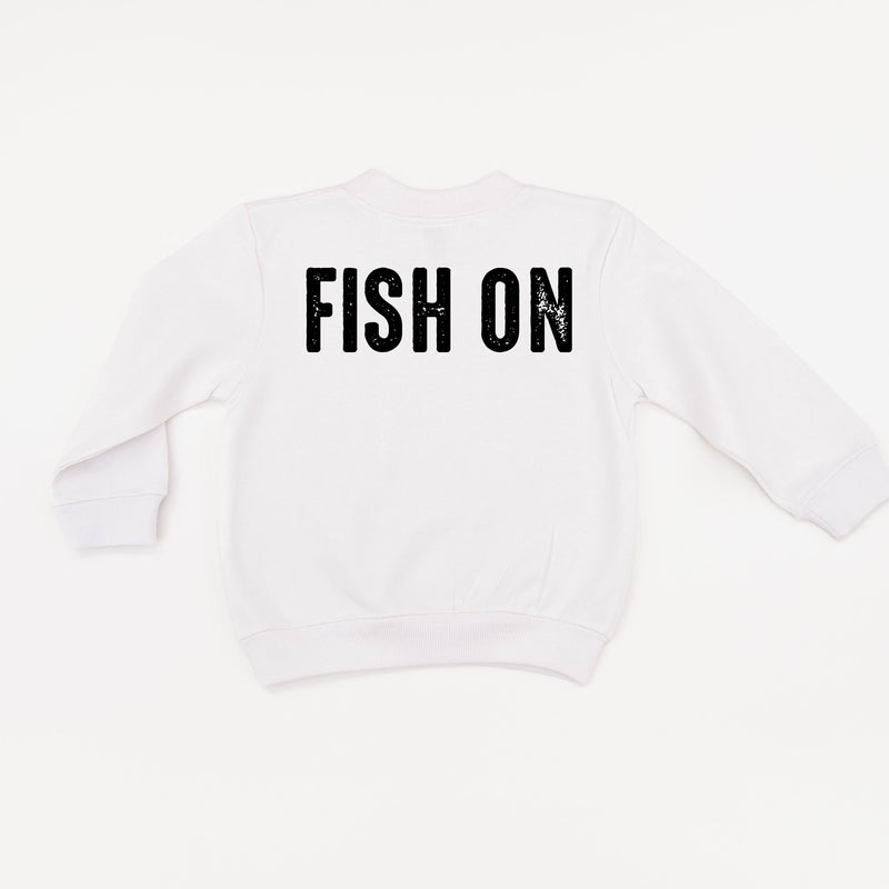 Mountain Fish & Pole - Fish On (pf&b) - Child Sweater