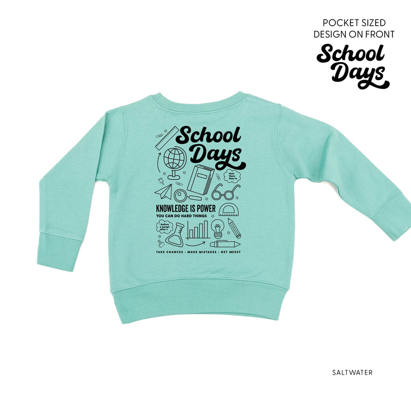School Days - School Day Items (pf & b) - Child Sweater
