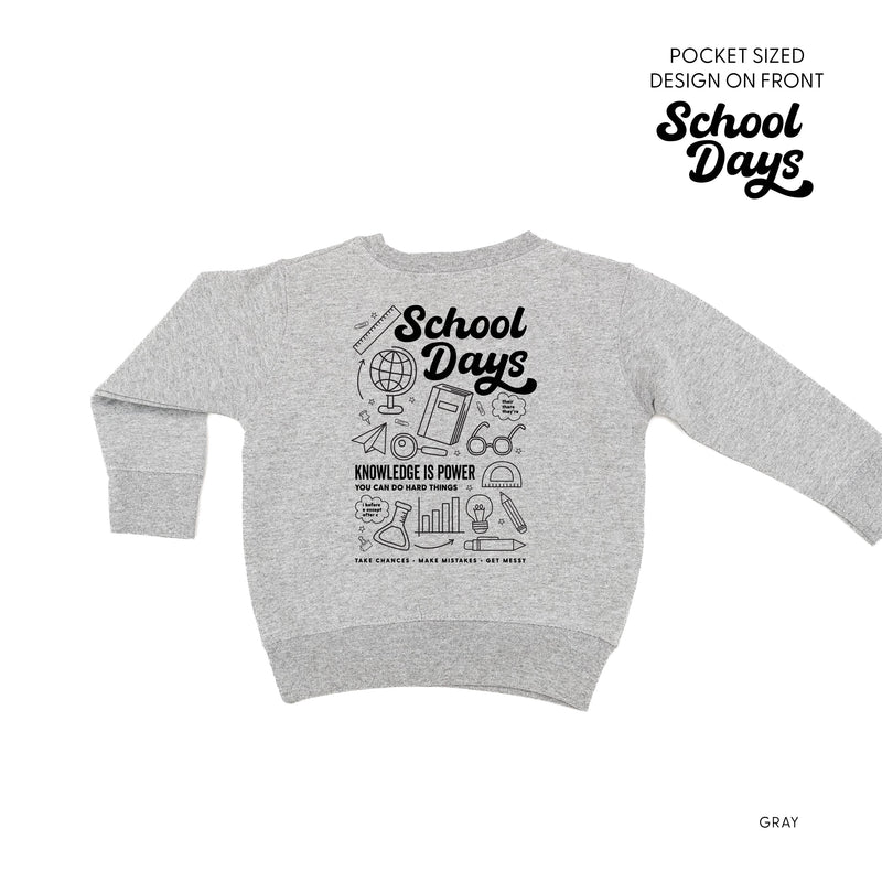 School Days - School Day Items (pf & b) - Child Sweater