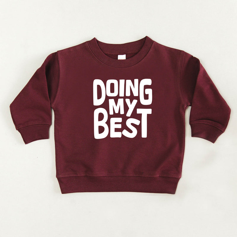 Doing My Best - Child Sweater