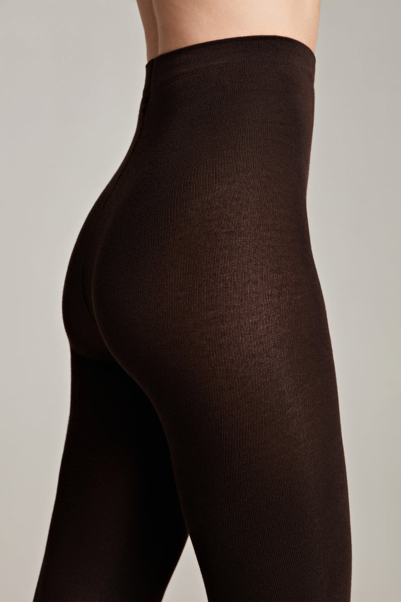 Tights Conte Cotton 250 Den - Warm Opaque