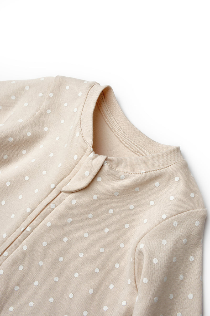 Teddy Brown Onesie Organic Cotton