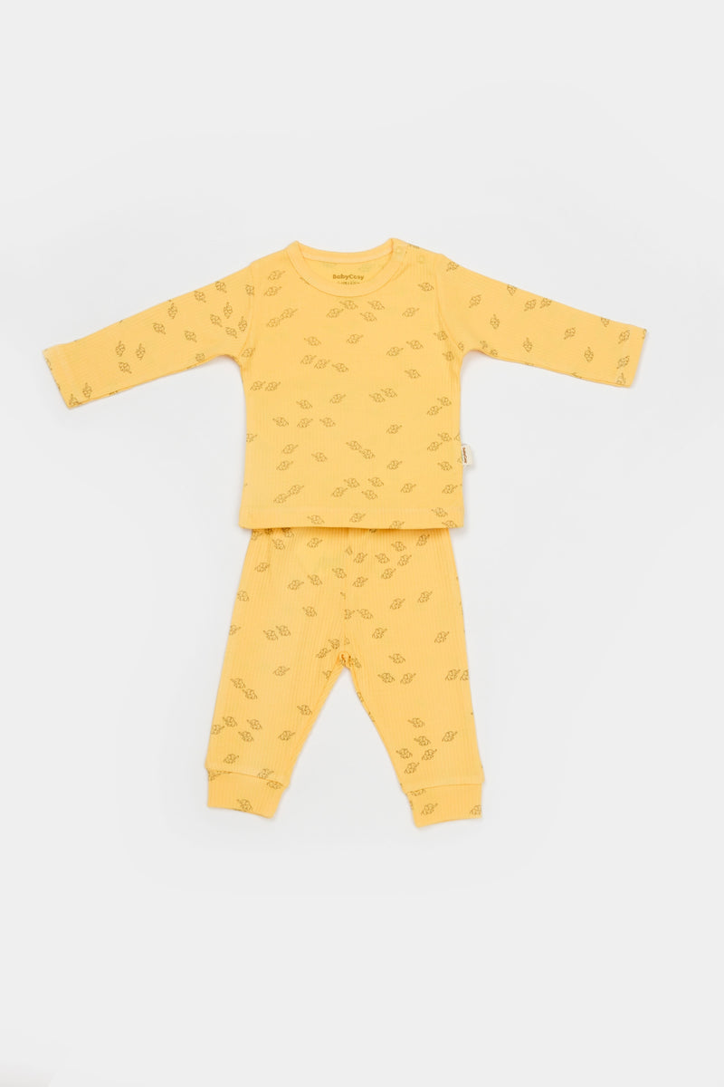 Three Piece Yellow Elephant Set