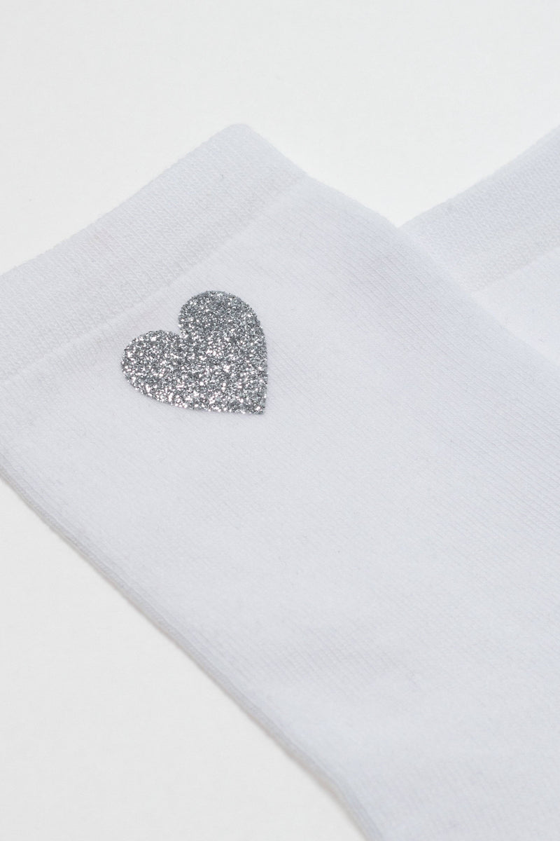 Cotton Socks Conte Classic 427 - Shimmering Heart Pattern