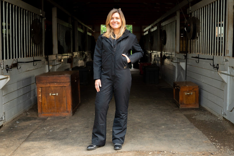 Winter Insulated Jumpsuit PRO - Caviar