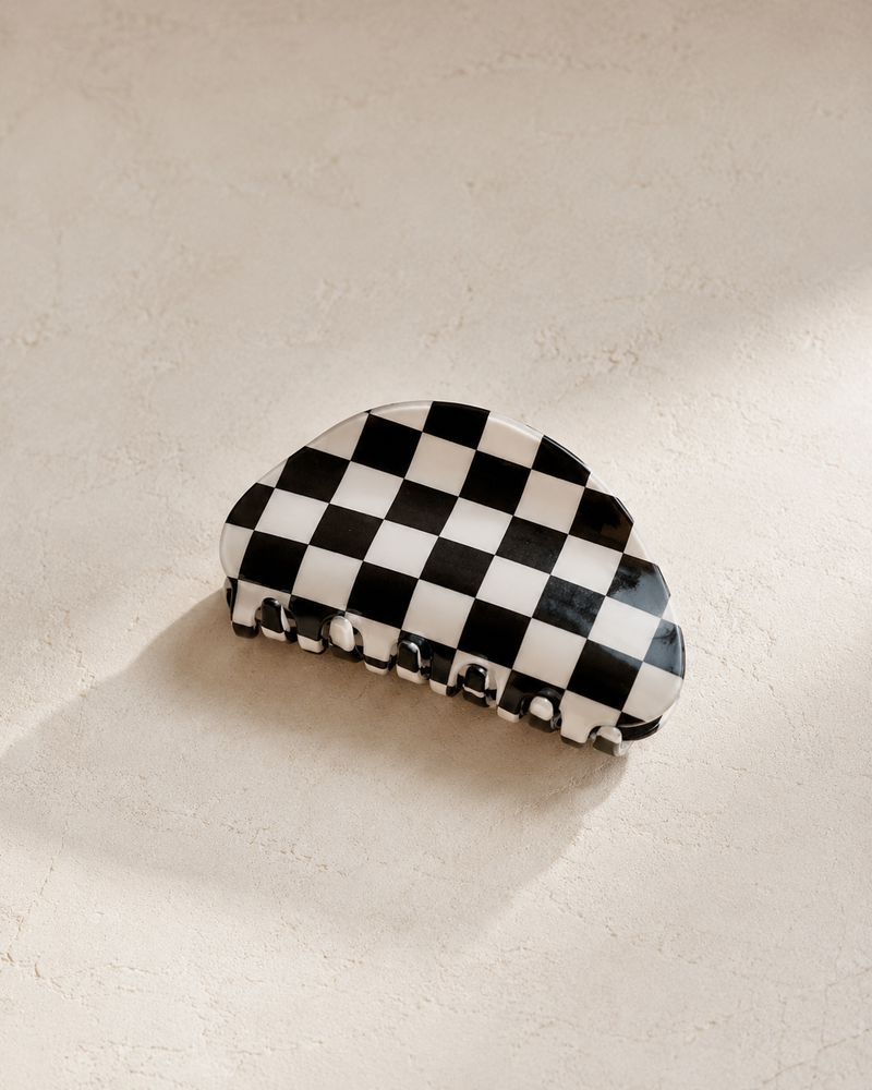 Checkered Hair Clip