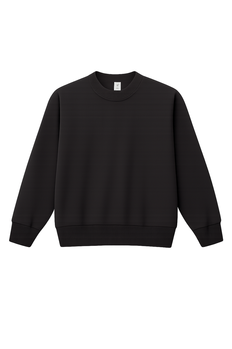 Unisex Cotton-face, Crew Neck Sweatshirt