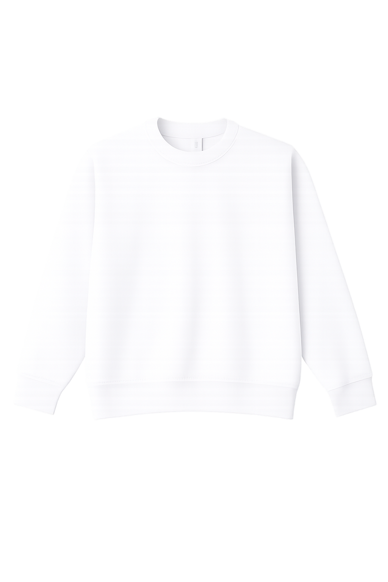 Unisex Cotton-face, Crew Neck Sweatshirt
