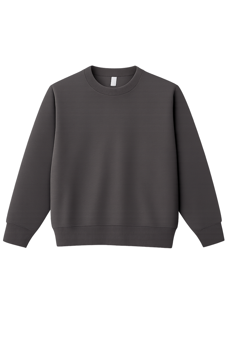 Unisex Cotton-face, Crew Neck Sweatshirt
