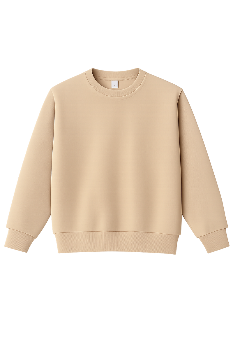 Unisex Cotton-face, Crew Neck Sweatshirt