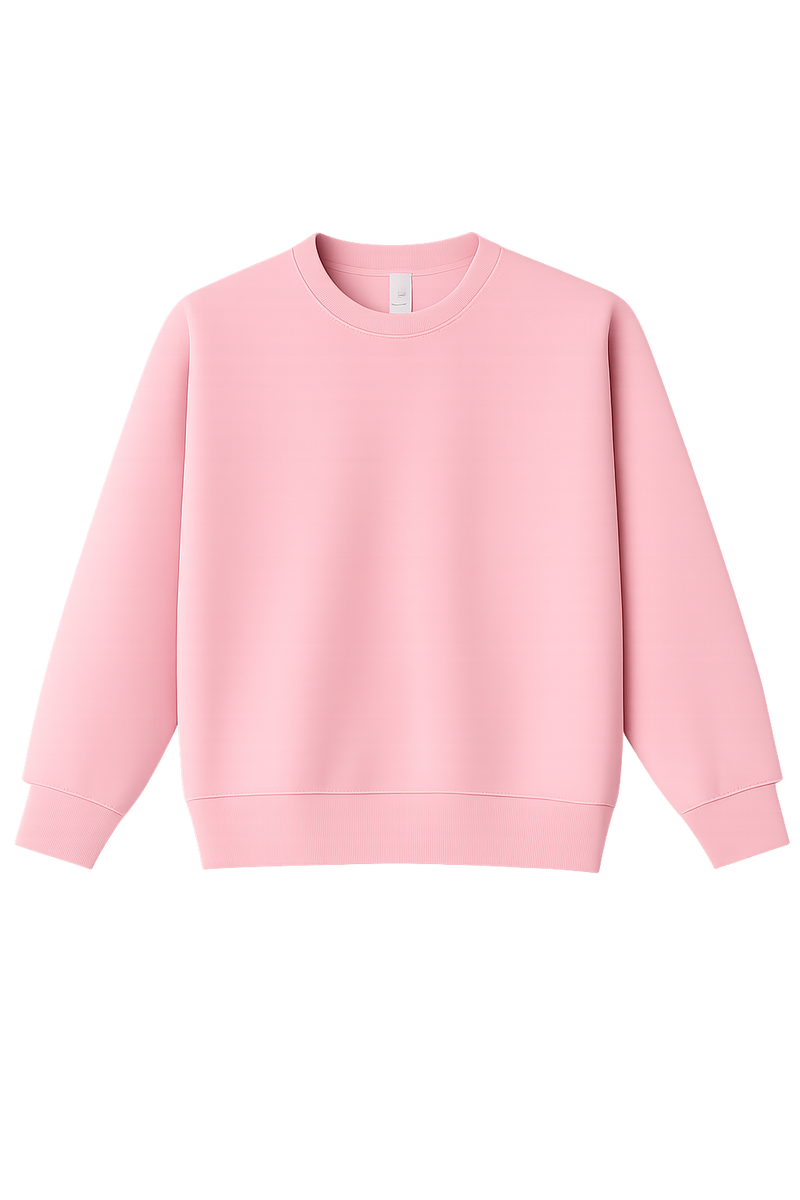 Unisex Cotton-face, Crew Neck Sweatshirt
