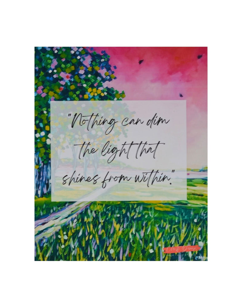 Quote Prints - Matted Print on Paper 11x14