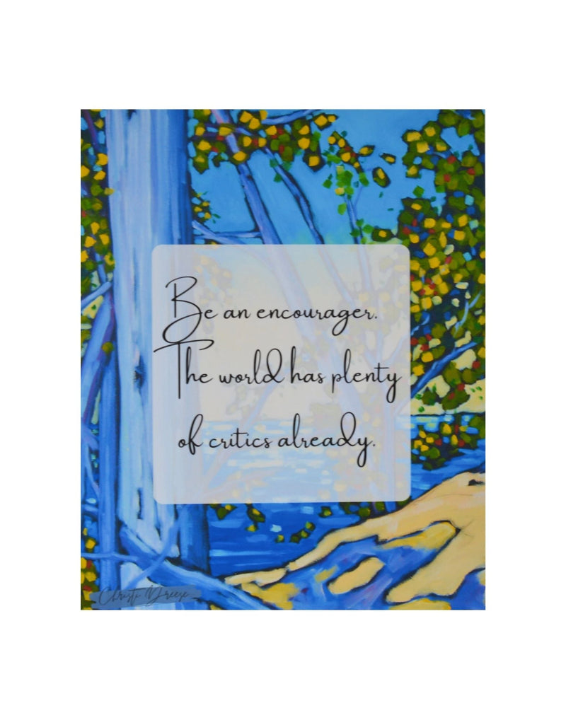 Quote Prints - Matted Print on Paper 11x14