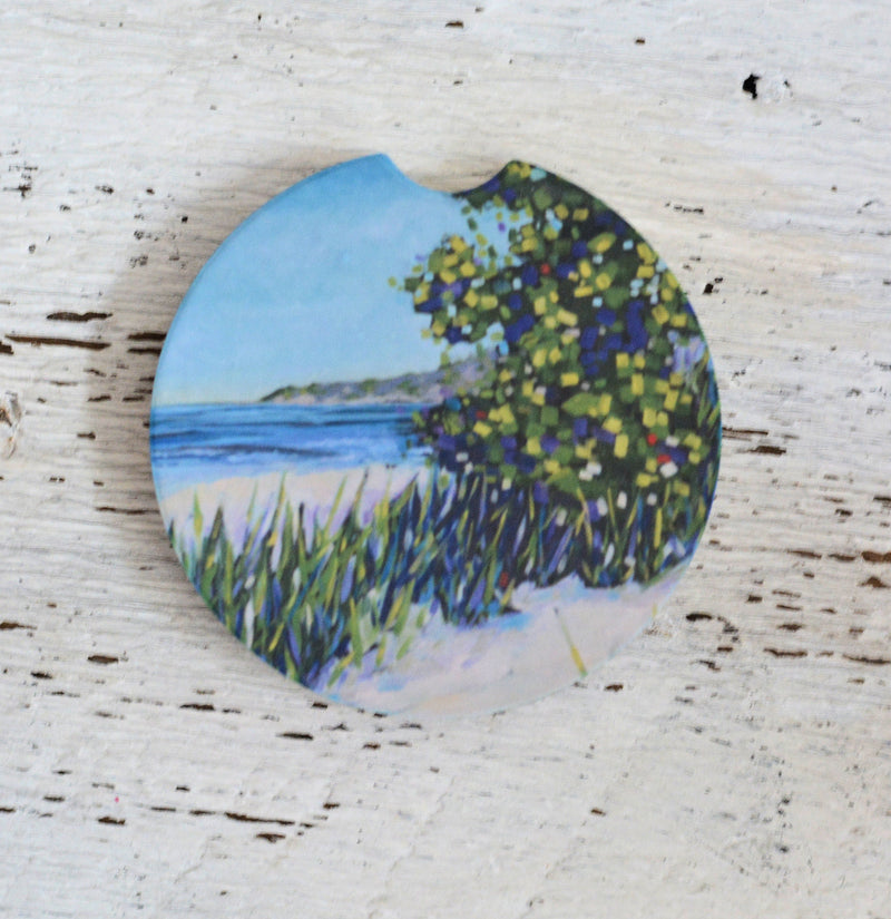 Car Coaster: Live by the Currents. Artist Christi Dreese