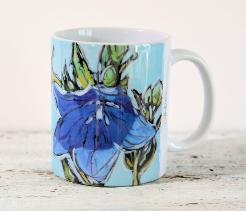 Drinkware -Blue Bell Flower