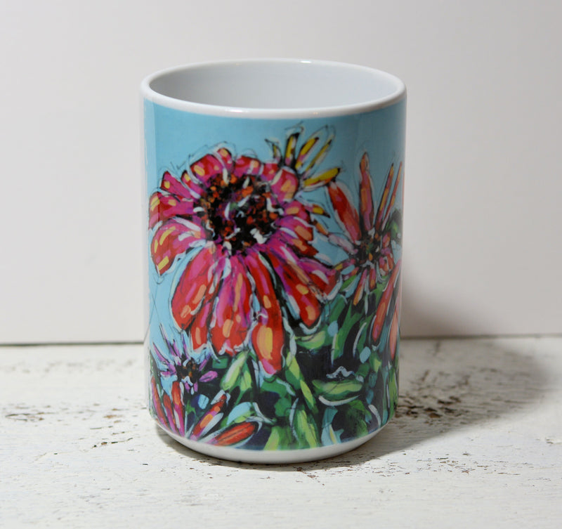 Drinkware - Cone Flowers