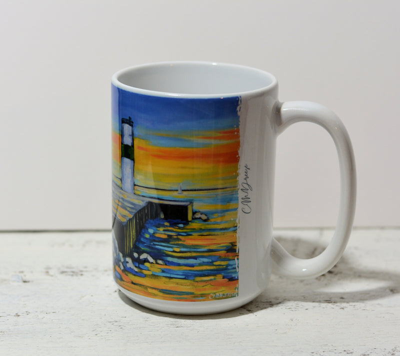 Drinkware - Pentwater Lighthouse Sunset