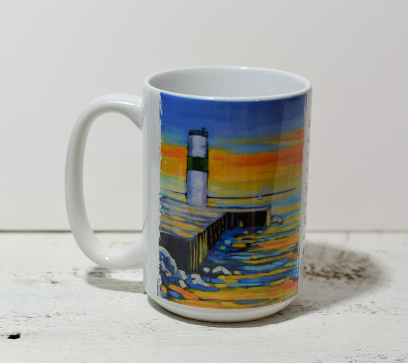 Drinkware - Pentwater Lighthouse Sunset