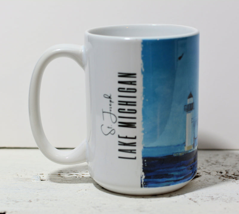 Drinkware-Saint Joseph Michigan Lighthouse
