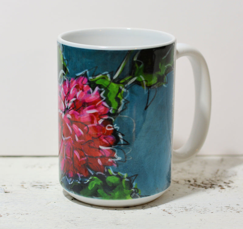 Drinkware -Pink Chrysanthemum