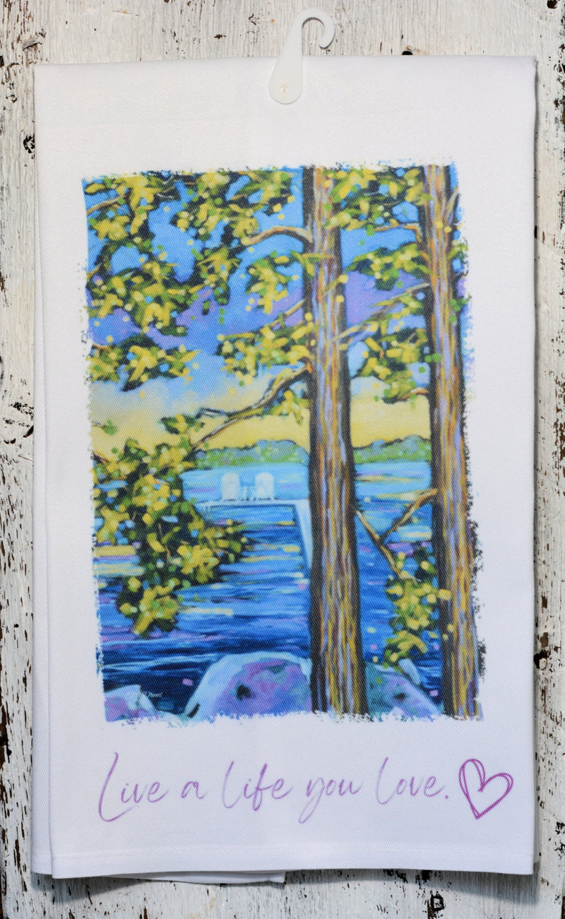 Dish Towel - "Live a Life You Love"