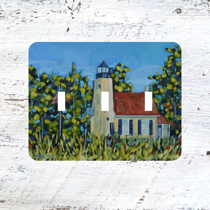 Switch Plates: "White River Lighthouse" Whitehall, Michigan