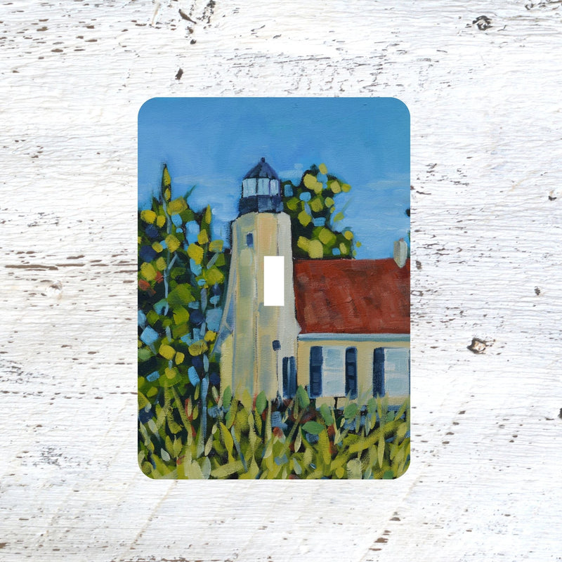 Switch Plates: "White River Lighthouse" Whitehall, Michigan
