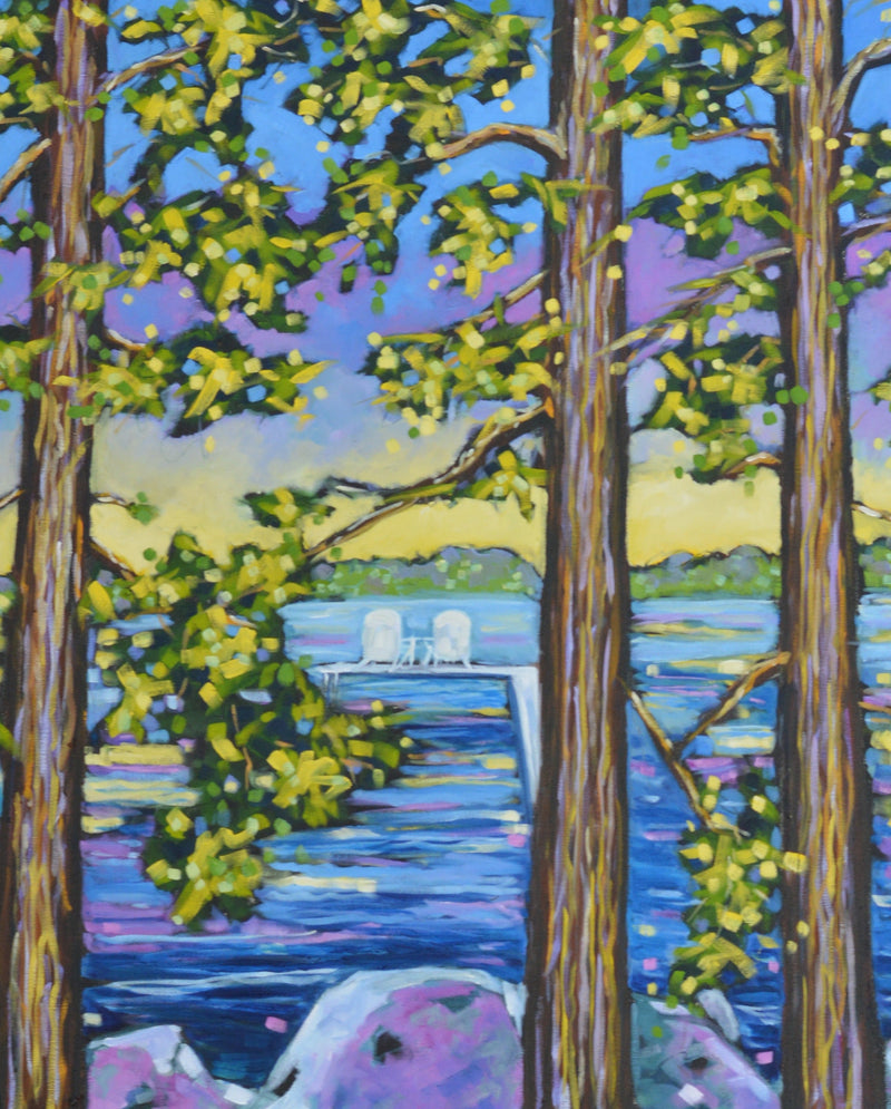 Weekend Getaway Print on Paper, Wood Panel