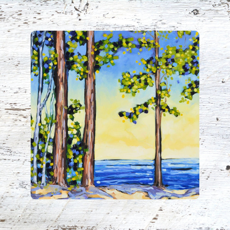 Coaster/ Trivet/ Magnet: Breeze Between the Trees II