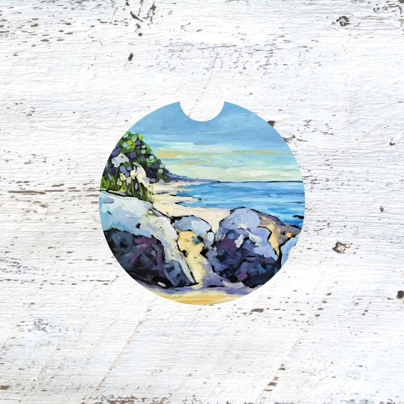 Car Coaster: By the Waters Edge. Artist Christi Dreese