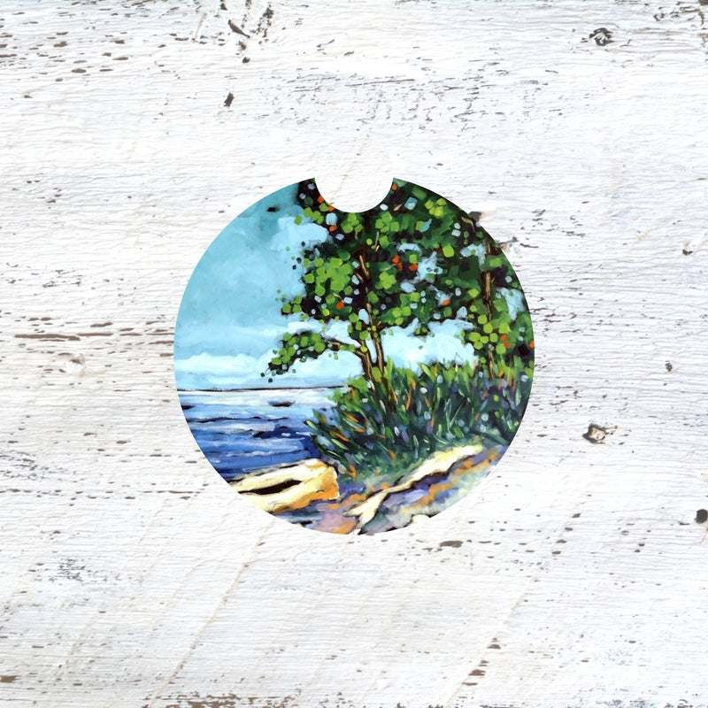 Car Coaster: Lakeside Escape. Artist Christi Dreese