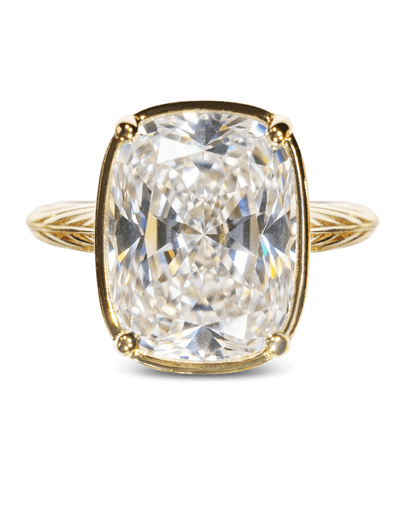 Sterling Silver Elongated Cushion Cocktail Ring 4ct & 8ct