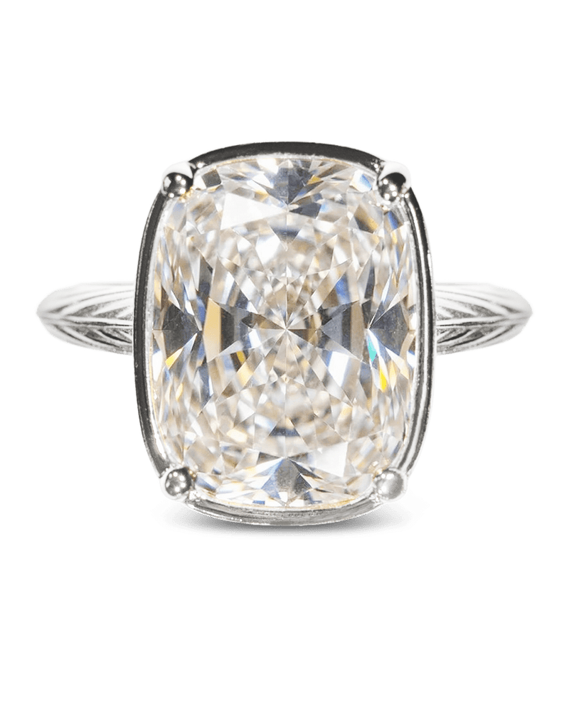 Sterling Silver Elongated Cushion Cocktail Ring