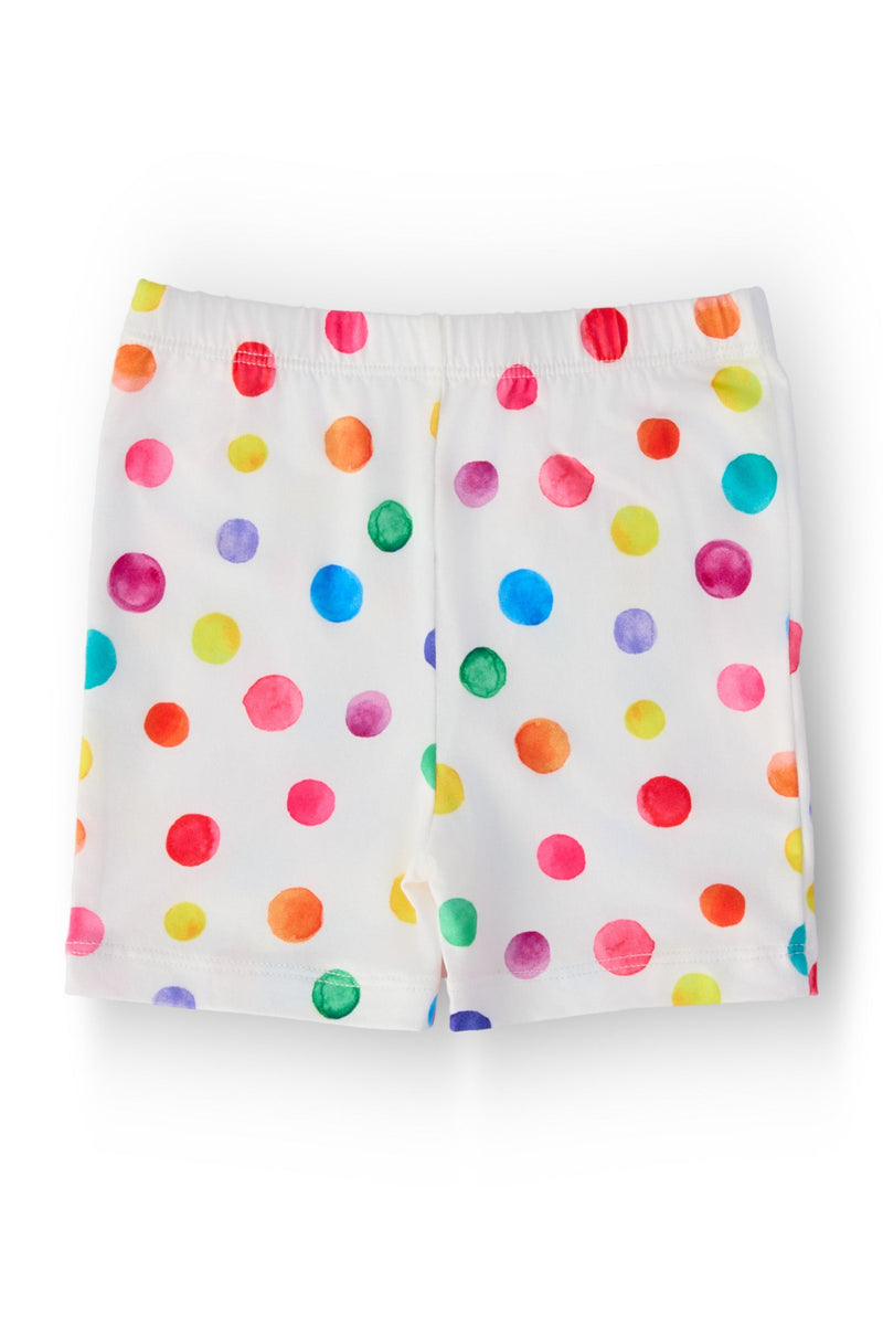 Colorful Dots Twirl Shorts