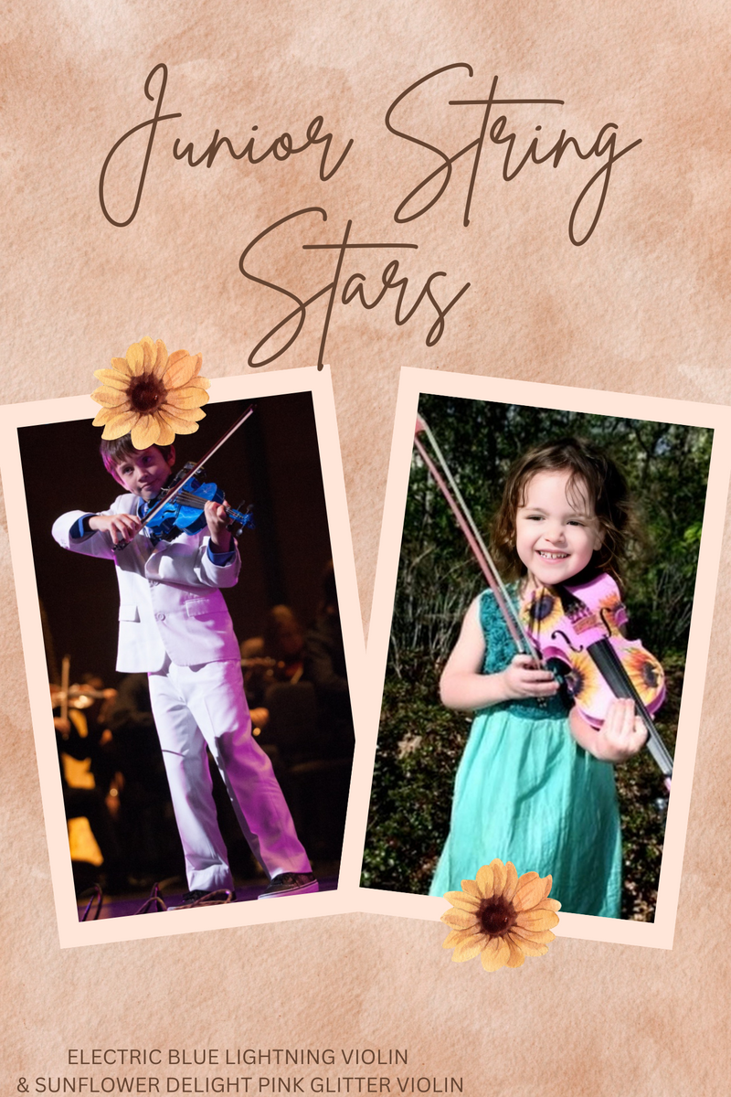 Sunflower White 1/2 Violin Outfit SUPER SAVINGS