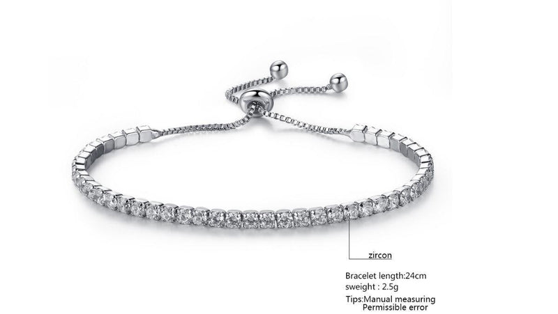 Cubic Zirconia Tennis Bracelet