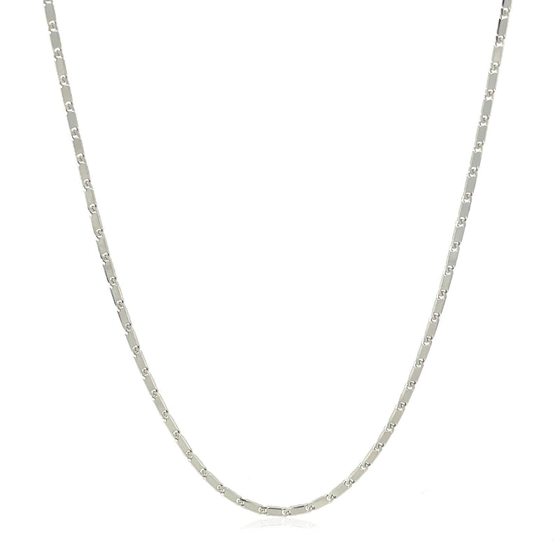 14k White Gold Lumina Pendant Chain (1.00 mm)