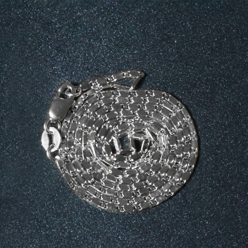 14k White Gold Lumina Pendant Chain (1.00 mm)