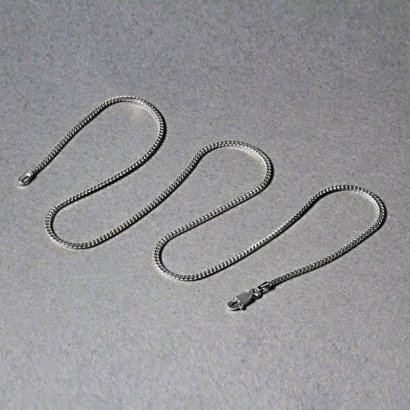 14k White Gold Franco Chain (1.20 mm)