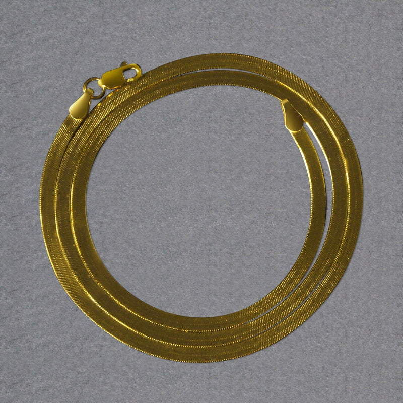 14k Yellow Gold Super Flex Herringbone Chain (2.80 mm)