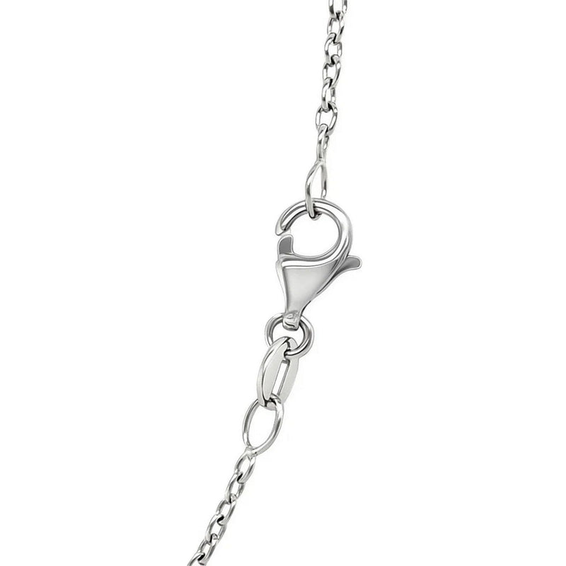 14k White Gold Round Cable Link Chain (1.50 mm)