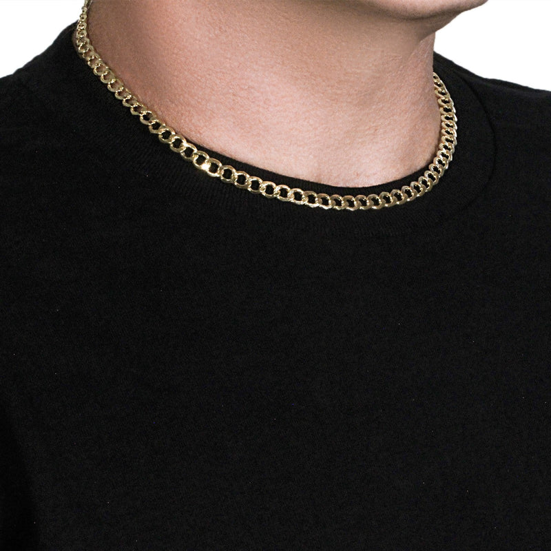 14k Yellow Gold Curb Chain (6.20 mm)