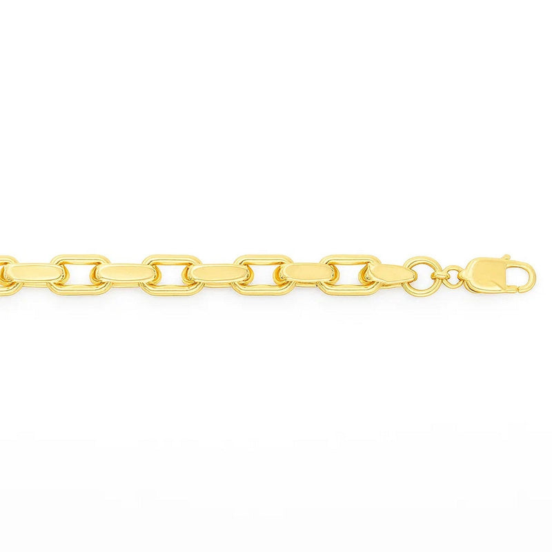 14k Yellow Gold French Cable Chain Bracelet  (2.50 mm)