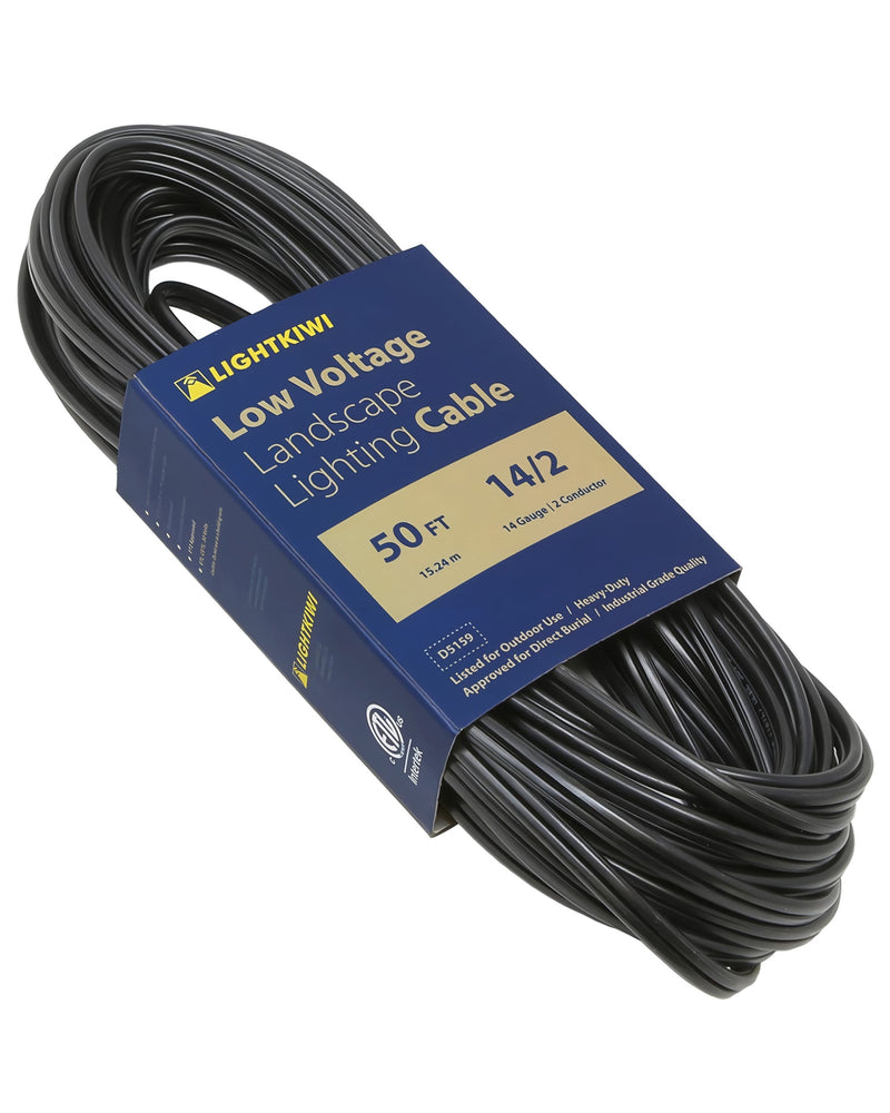 50ft Low Voltage Wire - 14/2 Landscape Lighting Direct Burial